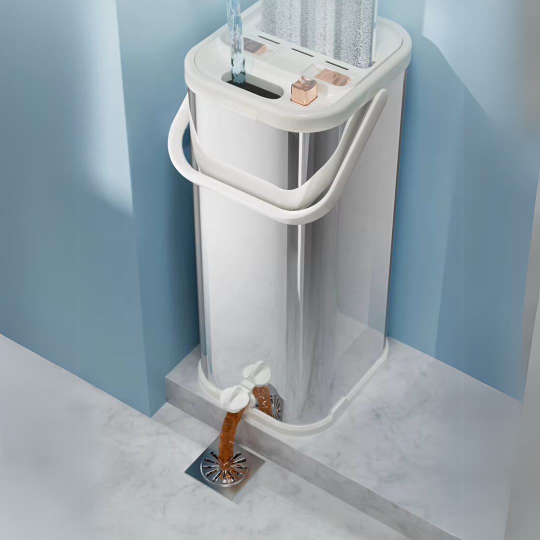 NOCO Titan Stainless Steel Flat Mop - Separate Clean from Dirty Water