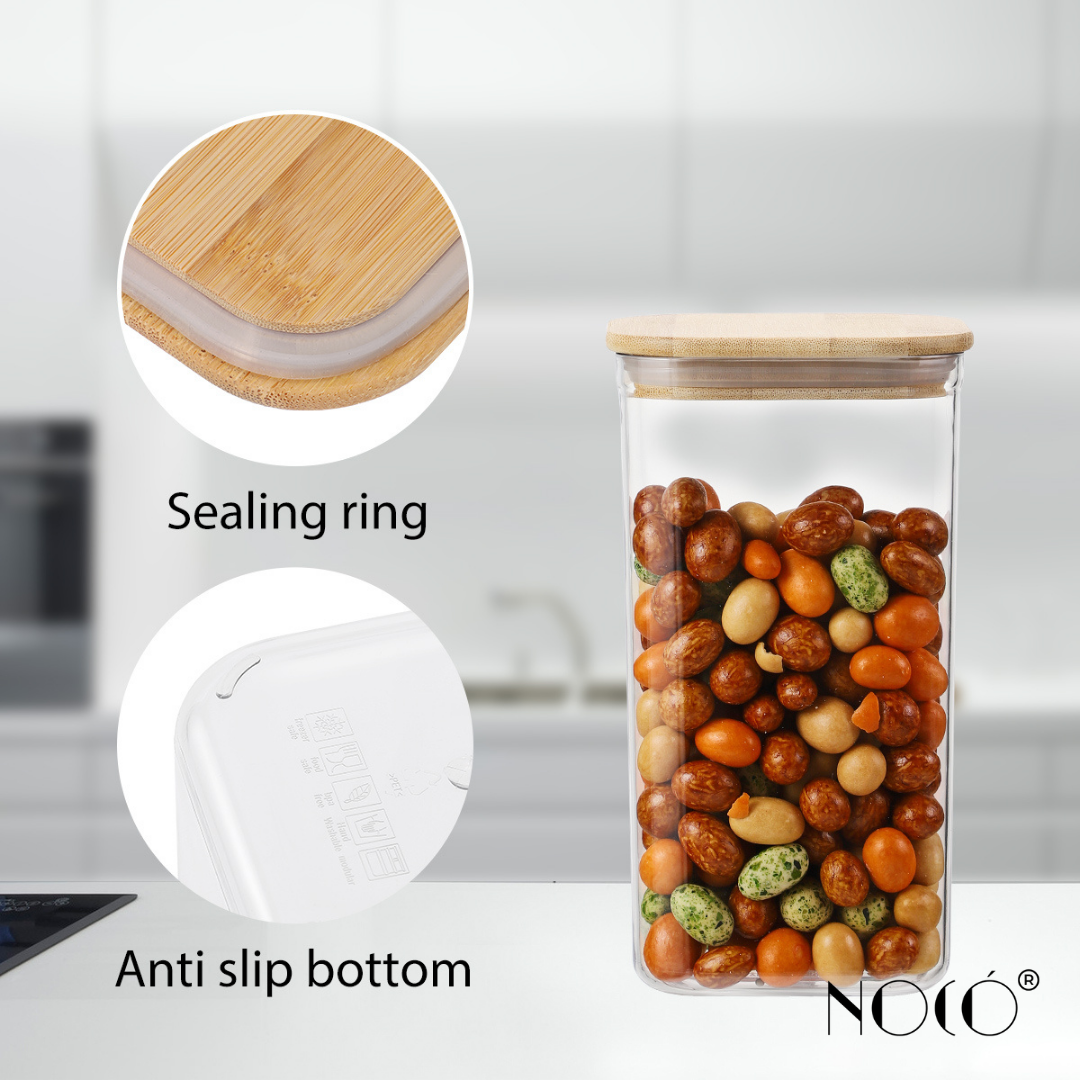 Bamboo Airtight Container Set | Noco