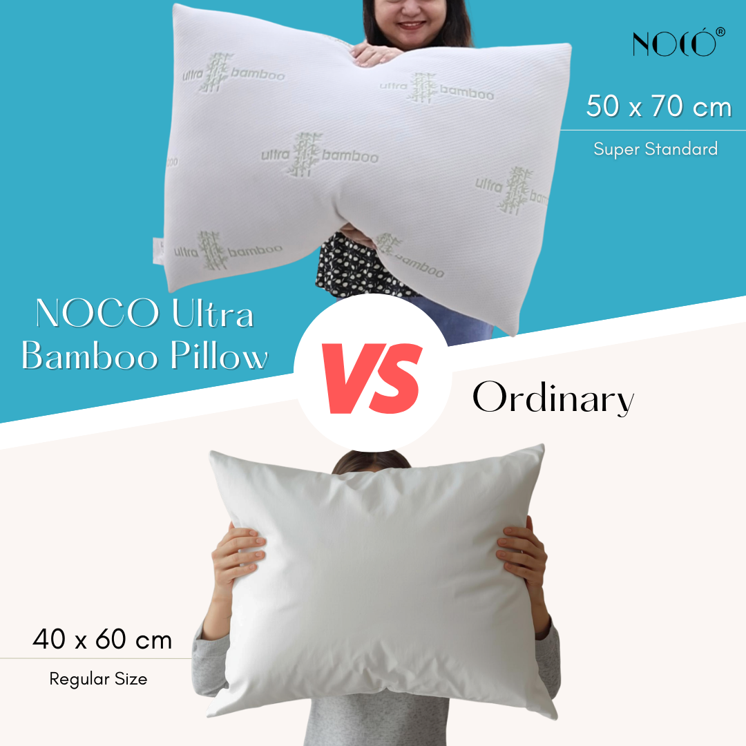 Noco Ultra Bamboo Pillow – Cooling, Breathable, Soft, Hypoallergenic