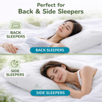 NOCO® Ultra Bamboo Pillow – Cooling, Breathable, Hypoallergenic & Supportive