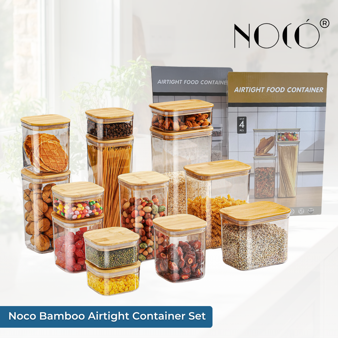 Bamboo Airtight Container Set | Noco