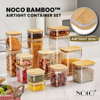 Bamboo Airtight Container Set | Noco