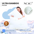 NOCO® Ultra Bamboo Pillow – Cooling, Breathable, Hypoallergenic & Supportive
