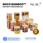 Bamboo Airtight Container Set | Noco
