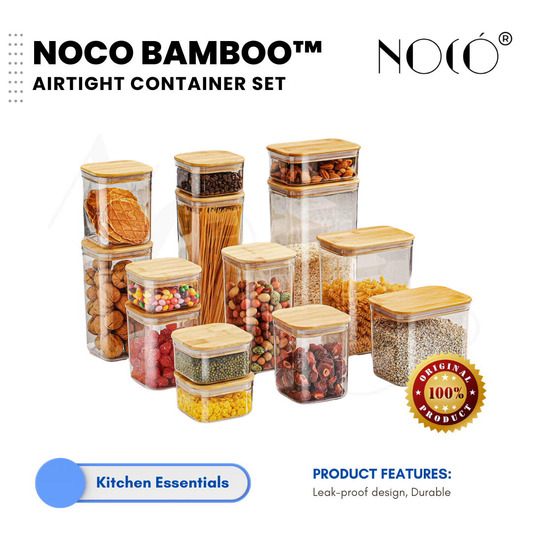 Noco® Bamboo Airtight Container Set