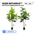 SleekBotanics™ Artificial Rubber Banyan Tree