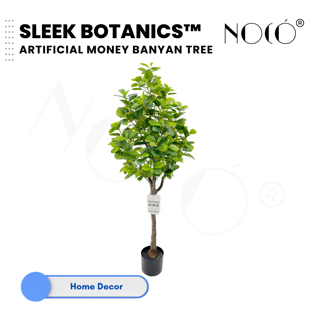 SleekBotanics™ Artificial Money Banyan Tree