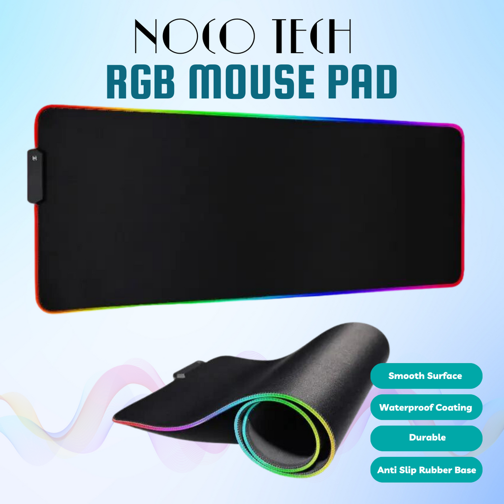 NocoTech™ RGB Gaming Mouse Pad